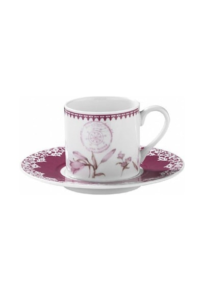 Rüya 12 Parça 6 Kişilik Kahve Fincan Takımı 9743 Pembe