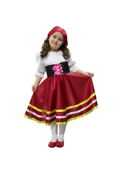 Kostümsarayı Italyan Kız Kostümü | Tarantella Dans Kostümü