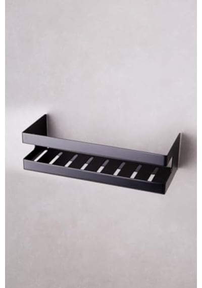 Duş Raf Sistemi Siyah Renk 98x100x250 Mm Çok Renkli