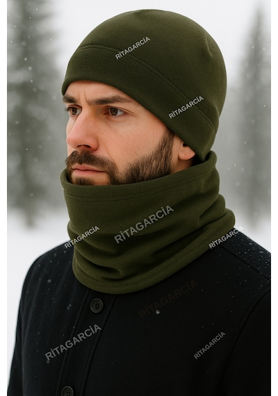 Ritagarcia Polar Haki Bere Boyunluk 2.li Set