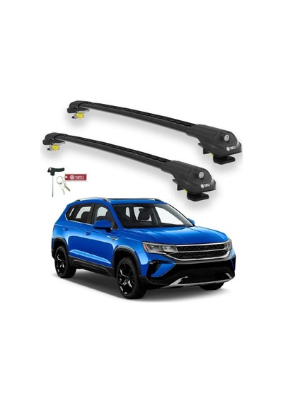 Turtle Volkswagen Taos 2021-2025 Ara Atkı Air1 Siyah