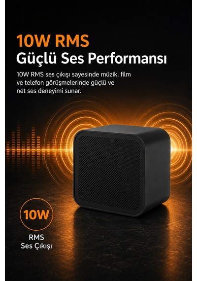 Dexim Sc-836 Kare Bluetooth Hoparlör - Siyah