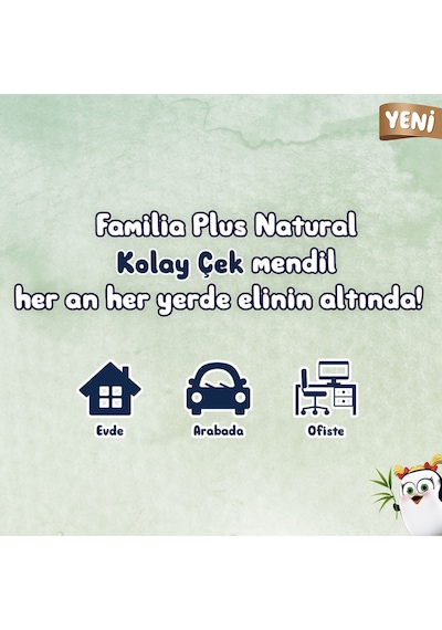 Familia Plus Natural Çek Al Mendil 150li 9 Paket X 150 Yaprak