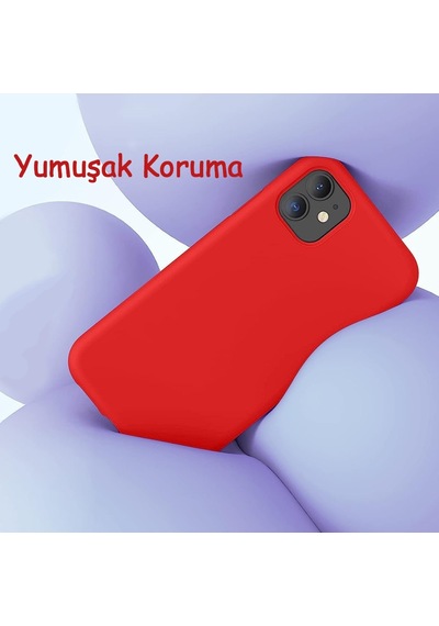 Apple Uyumlu iPhone 11 Kılıf Kamera Lensli Lansman Silikon Kapak