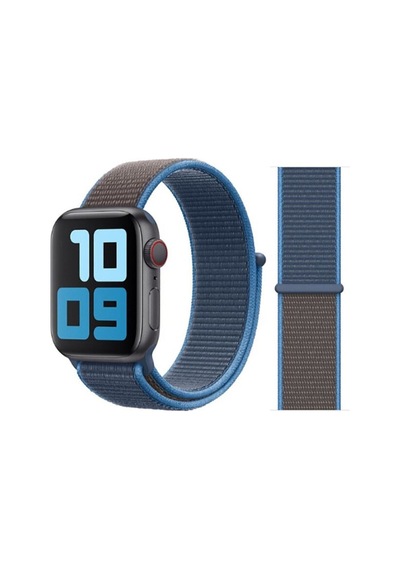 Apple Watch Uyumluserisi 5 6 7 Se Spor Dokuma Hasır Kordon 45 Mm