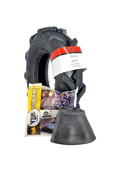 Çapa Lastiği 400-8 Tt 4kat+iç Lastik Set