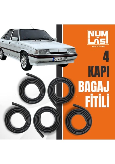 Renault Reno-11 Flash 4 Kapı + Bagaj Fitili-a Kalite-numlas-nm6996