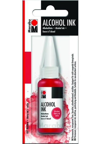 Marabu Alkol Bazlı Mürekkep 20 Ml. Cherry Red Ma-12160059031