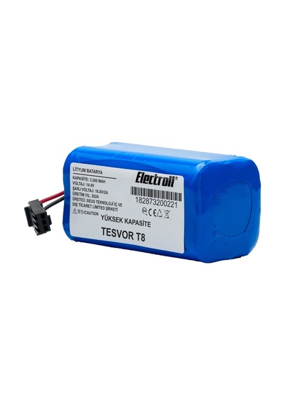 Tesvor T8 Batarya 3200mah Pil Robot Süpürge Batarya