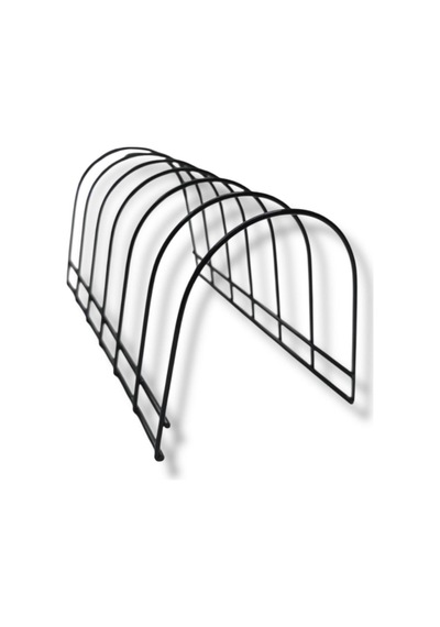 Blackline 6 Bölmeli Tabaklık & Organizer & Oval Metal 17 X 12 Siyah Tr Diğer