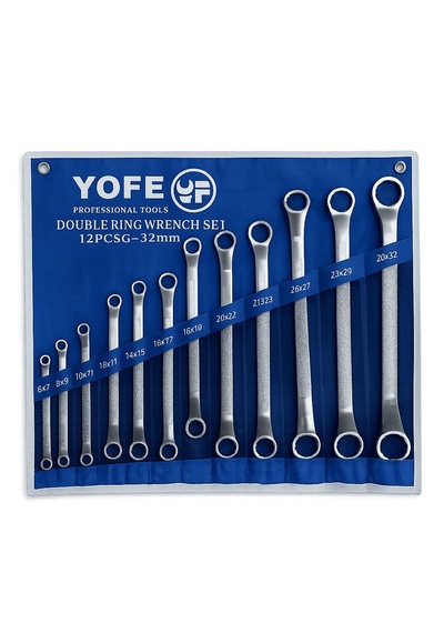 12 Parça Yıldız Anahtar Takımı 6-32 Mm