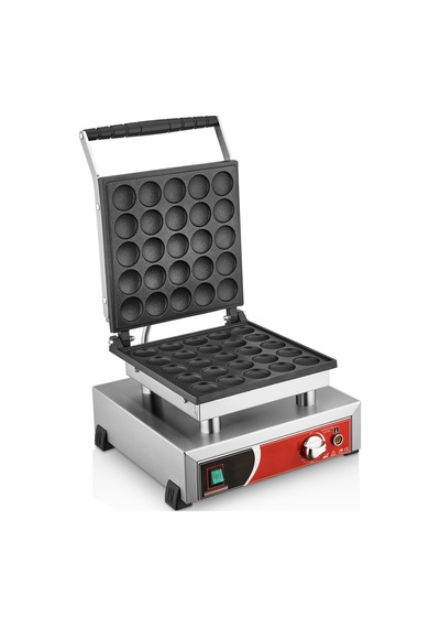 Kutlu Tekli Yuvarlak Kapaklı Bubble Waffle Makinesi