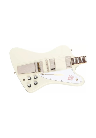 Epiphone 1963 Firebird V Elektro Gitar Polaris White 104080440223