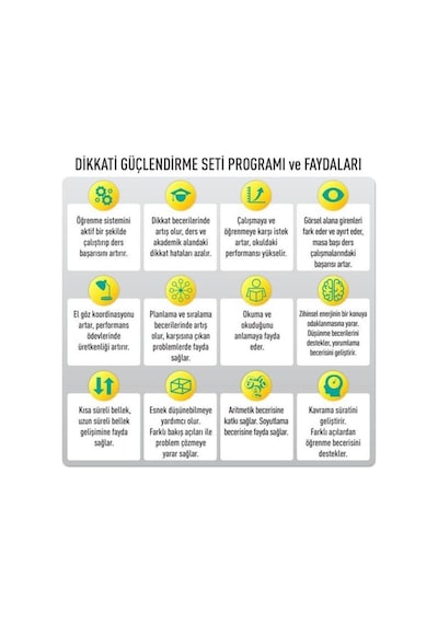Dikkati Güçlendirme Seti - Anasınıfı - 4 Yaş - Osman Abalı - Adeda