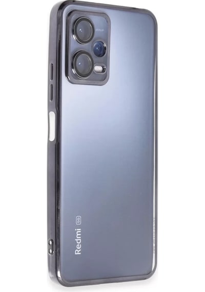 Newface Xiaomi Redmi Note 12 Pro 5g Kılıf Razer Lensli Silikon - Siyah