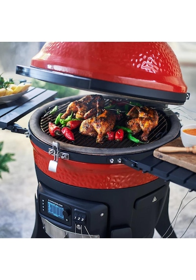 Kamado Joe Konnected Joe Dijital Seramik Kömürlü Barbekü Kömürlü Mangal