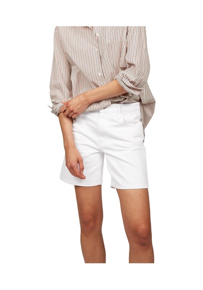 Tommy Hilfiger Dnm Straıght Short Rw Whıte Kadın Beyaz Şort - Ww0ww45924 Beyaz