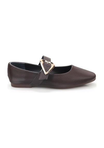 Papuçcity Fendi 03468 Kadın Günlük Babet Kahve