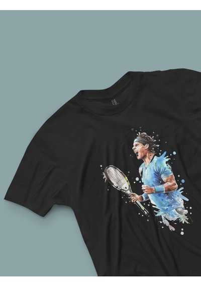 Fnbx Nadal Winner Tennis T-shirt Siyah
