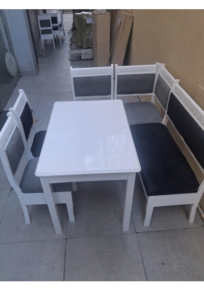 Köşe Mutfak 90554 Tk Kayın Ahşap Sandık Açıl Masa Babyface Gri Siyah Kumaş Parlak Beyaz Lake Açık Gri Köşe Mutfak 90554 Tk Kayın Ahşap Sandık Açıl Masa Babyface Gri Siyah Kumaş Parlak Beyaz Lake Açık Gri