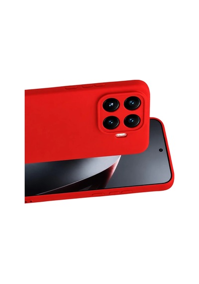 Newface Xiaomi Mi 17t Nano İçi Kadife Silikon - Kırmızı