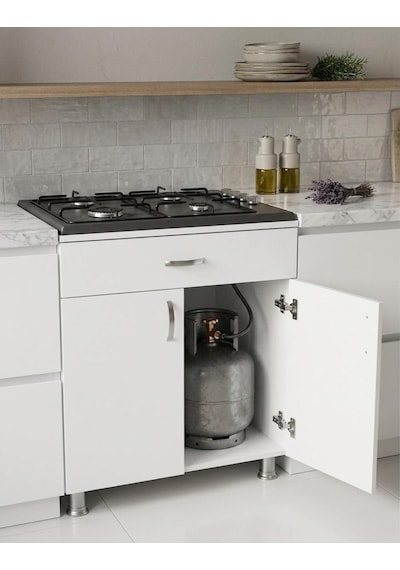 Bmd Mobilya 60x58x85 Cm Set Altı Ocak Dolabı 1 Çekmeceli Mutfak Dolabı Ankastre Ocak Alt Modülü Çok Amaçlı Depolama Dolabı Beyaz Bmd Mobilya 60x58x85 Cm Set Altı Ocak Dolabı 1 Çekmeceli Mutfak Dolabı Ankastre Ocak Alt Modülü Çok Amaçlı Depolama Dolabı Beyaz