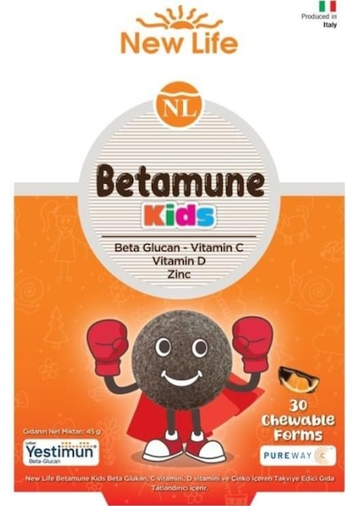 New Life Betamune Kids 30 Yumuşak Kapsül