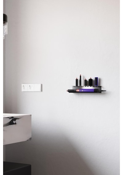 Zift Unique Dyson Airwrap-multistyler Uyumlu Aksesuar Standı Paslanmaz Çelik,vida&bant Çift Montaj Seçeneği Raf. Diğer