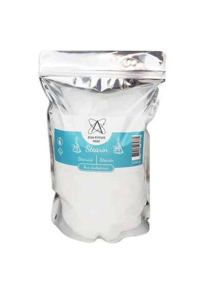 Stearin Mum Yapımı Için 1 Kg Mum Ve Parlaklaştırıcı Stearik Asit 500 Gr
