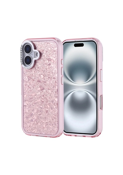 Apple Uyumlu iPhone 16 Kılıf Taşlı Tasarımlı Zore Kapi Kapak Çok Renkli