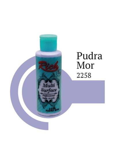 Mey İthalat Rich Multi Surface 2258 Pudra Mor Akrilik Boya 130 Cc