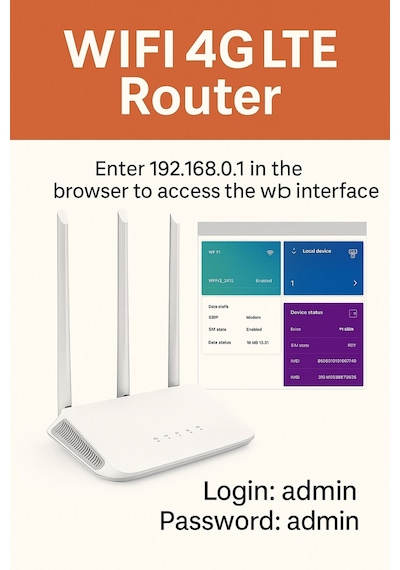 4g Modem - Wifi 4g Lte Router Tak-çalıştır Mobil İnternet Çözümü