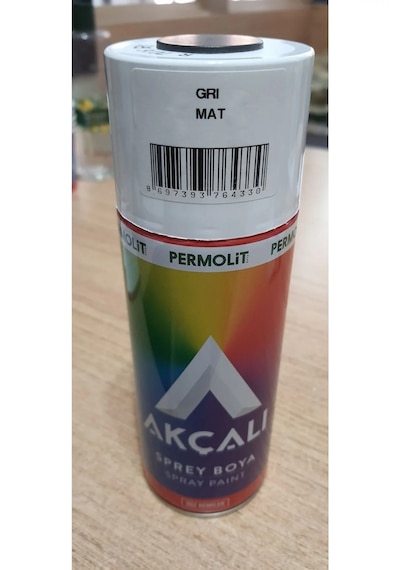 Akçalı R7016m Mat Gri Sprey Boya Mat Gri