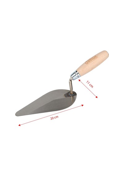 Dekor 071 Ahşap Saplı Dil Malası 20 Cm