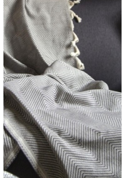 Issimo Decon Koltuk Şalı 170 x 230 CM Siyah