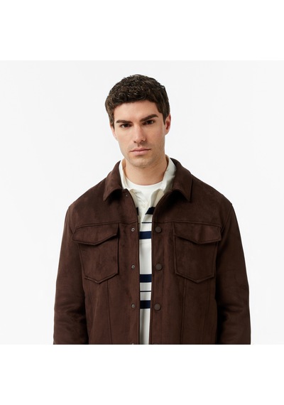 Nautıca Nautica Erkek Kahverengi Regular Fit Süet Ceketdüzj65016t