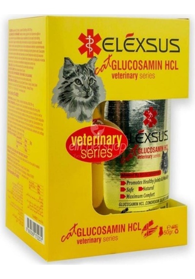 Elexsus Glikozamin HCL Kedi Tableti 50 G
