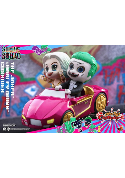 Hot Toys The Joker & Harley Quinn Cosrider Collectible Figure Set