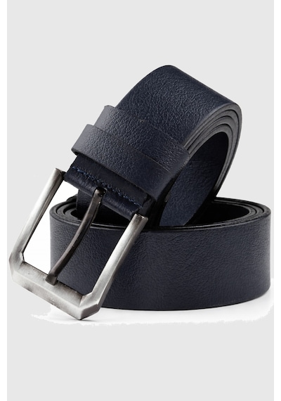 Rizzup Lacivert Hakiki Deri Spor Erkek Kemer 3,5 Cm Genişlik, Şık Ve Dayanıklı 2502634