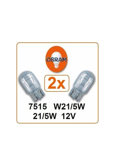 Osram T20 Park Ve Gündüz Farı Ampulü Çift Duy 2 Adet