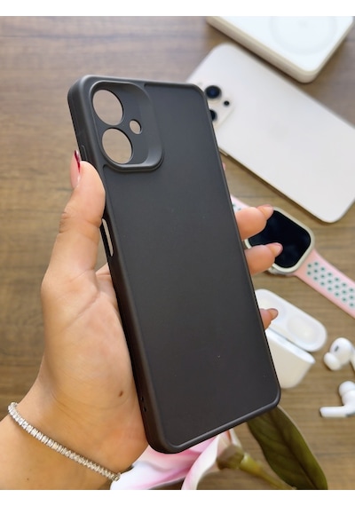 Samsung Galaxy A06 Uyumlu Kamera Korumalı Darbeye Dayanıklı Renk Atmayan Keep Silikon Kılıf Siyah