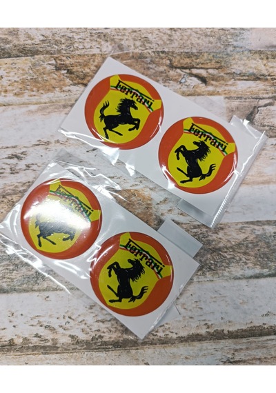 Ferrari Sticker Slikonlu 4x Yeni Model V1