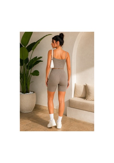 Unika Boutique Kadın Şortlu Kaşkorse Takım Haki