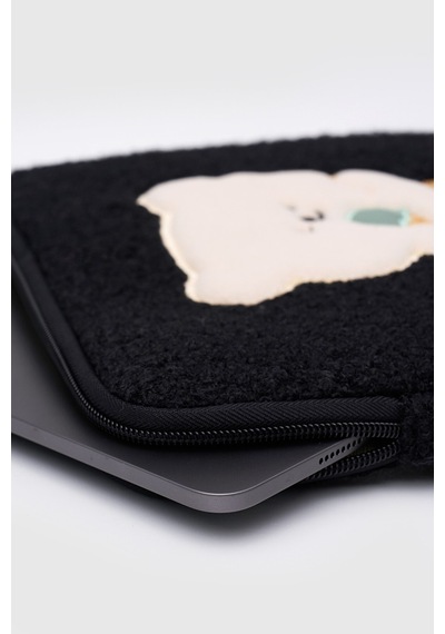 Mussen Teddy Bear Tablet Kılıfı 10 & 11 İnç Uyumlu Siyah