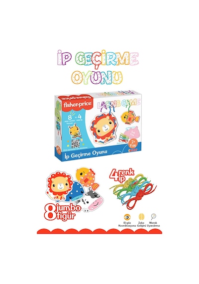 Fisher-price Fisher Price İp Geçirme Oyunu Lacing Game Dıy-fp2748
