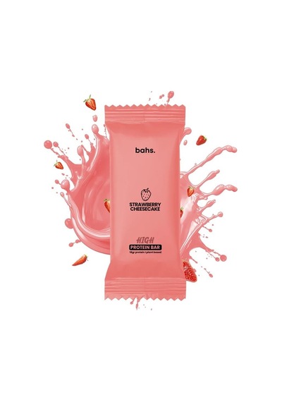 Bahs Yüksek Protein Bar 60gr - Strawberry Cheesecake X12-3614