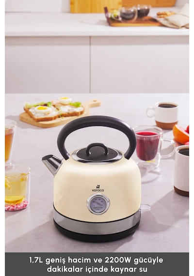 Karaca 2202 2200 W Retro Su Isıtıcısı Kettle