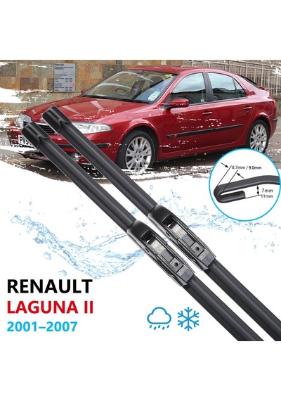 Renault Laguna 2 Ön Cam Muz Silecek Takımı 2001-2007
