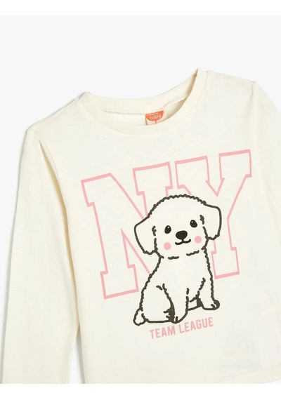 Koton Kız Bebek Sweatshirt Ekru 5wmg10027ak 25ky59000325 Y5915 Ekru