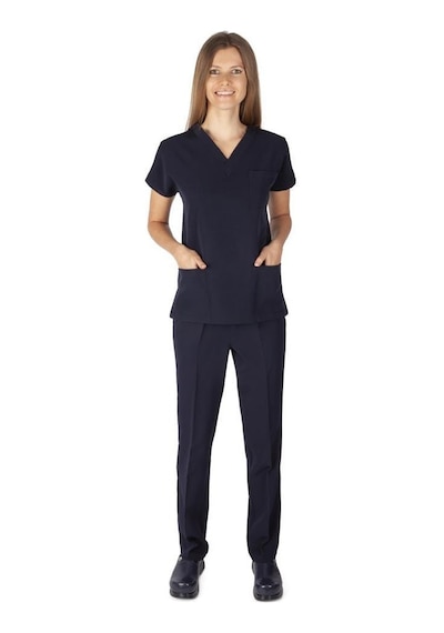 Kadın Doktor Hemşire Forması Scrubs Alpaka Kumaş Hastane Nöbet Ta (490834241)